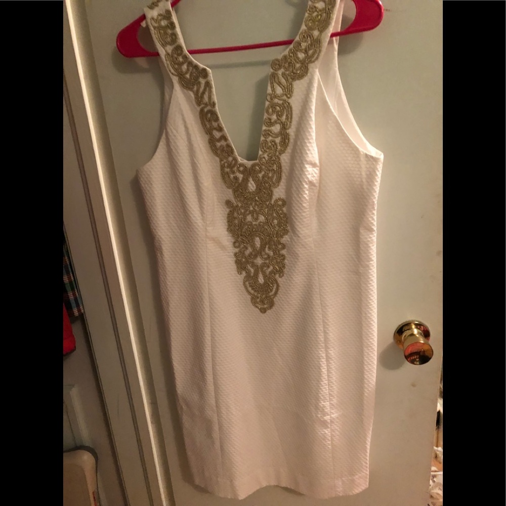 Gorgeous Lilly Pulitzer white dress. NWT, size 12
